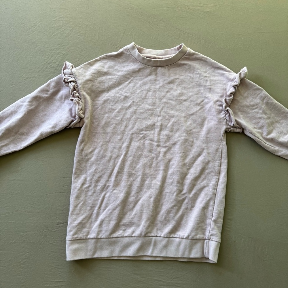 Influence Ruffle Shoulder Sweatshirt - Picture 3 of 8